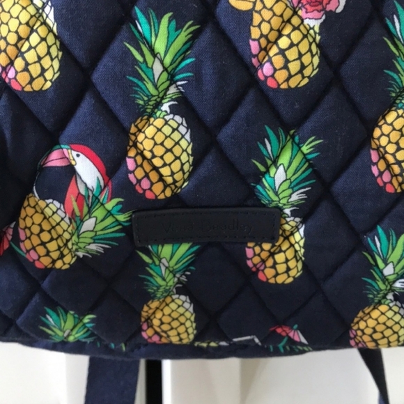 Vera Bradley toucan party pineapple backpack mini - Picture 4 of 9